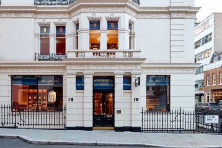 3 Floors, Savile Row, London, Shopfront, Bespoke, Signage, Window Displays