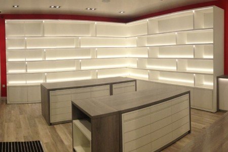 Bespoke Retail Joinery, Le Creuset, Unitry