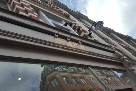 NorieM, London - exterior looking up at neon sign