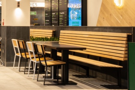 Bespoke Food & Beverage Joinery, Shake Shack, Banquette Seating