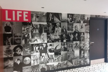 iQ Student Accommodation, Hammersmith - mural wall