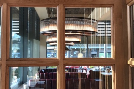 Bespoke Food & Beverage Joinery, Friendly Phils Diner, Window Frame