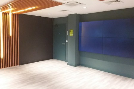 iQ Student Accommodation, Hammersmith - bespoke wooden installation