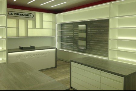 Bespoke Retail Joinery, Le Creuset