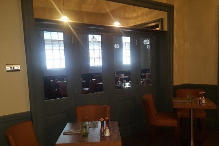 Bespoke Commercial Joinery, Chequers Hotel, Double Doors