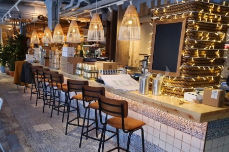 Megans, Islington Square, London, Interior, Lampshades, Macrame, Bar, Lighting