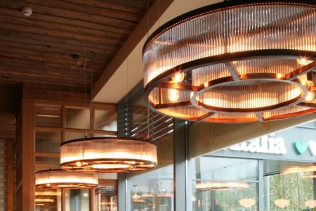 Friendly Phil's Diner - Booth Seating, Ambience bespoke lighting