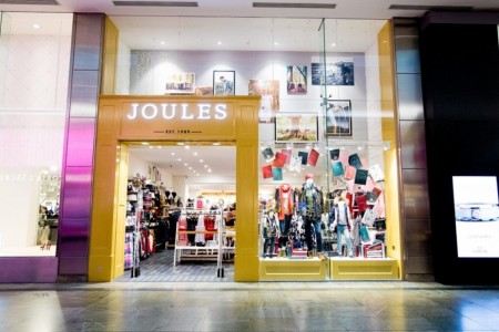 Joules, West Quay, Southampton - yellow shopfront