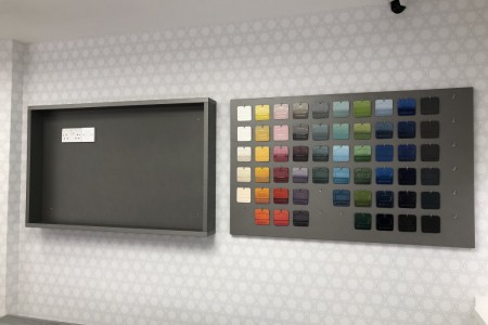 Le Creuset, Marylebone - sample wall