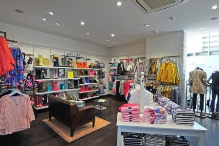 Joules, Cheltenham - bespoke fitted interior 