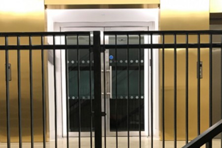 Meyer Bergman, Mount Street, Mayfair, London, Balustrade, Brushed Gold Aluminium