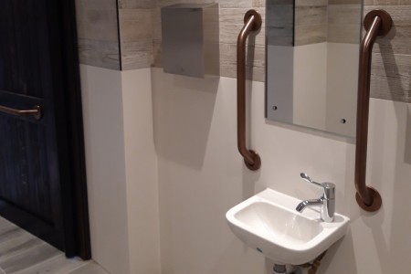 Centre Public Toilets, Clarks Outlet Village, Flooring & Wall Tiling, Sink, Mirrors