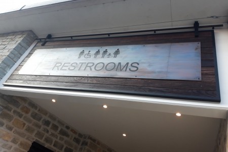 Centre Public Toilets, Clarks Outlet Village, Flooring, Signage