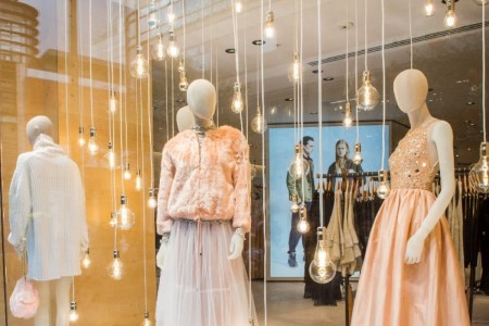 French Connection, Royal Exchange, Manchester - unique shopfitting 