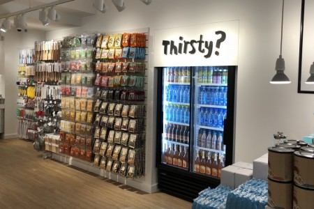 Flying Tiger, Oxford - food and drink display
