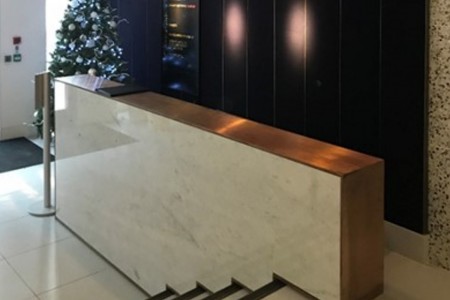 Bespoke Commercial Joinery, Meyer Bergman, Reception Desk