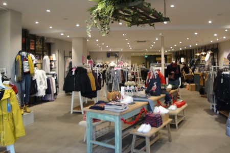Joules, Cirencester - tables and benches