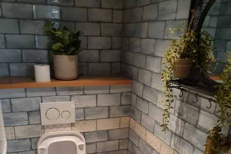 Megans, Islington Square, London, Interior, Lampshades, Macrame, Toilet, Tiling