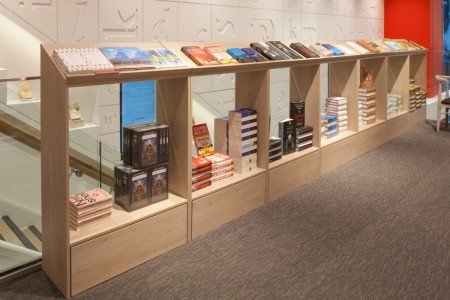 Bespoke Retail Joinery, Foyles, Shelving